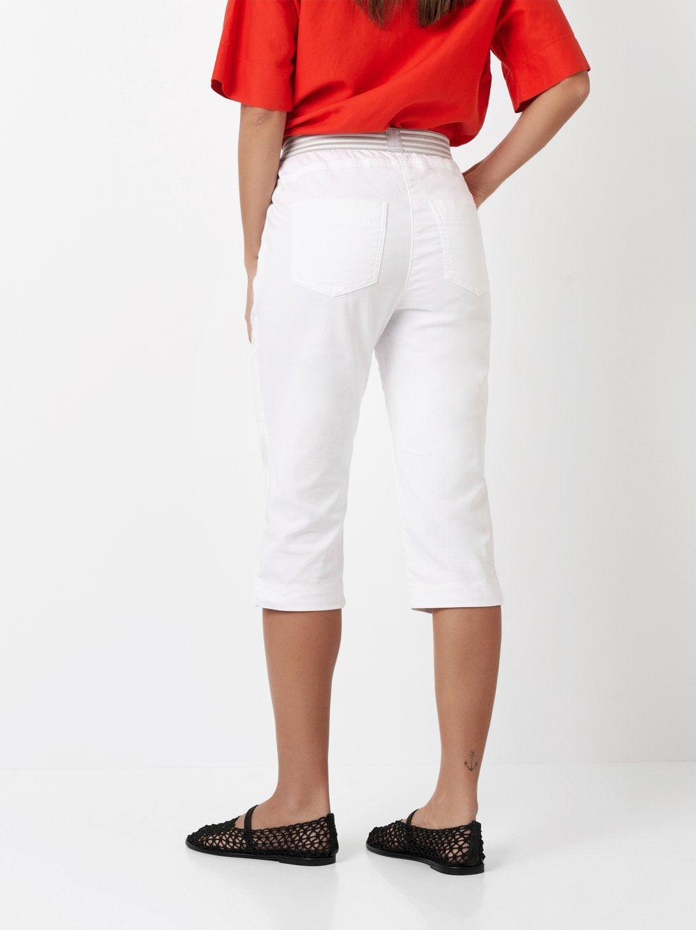 Sue Jogpant Capri (White)