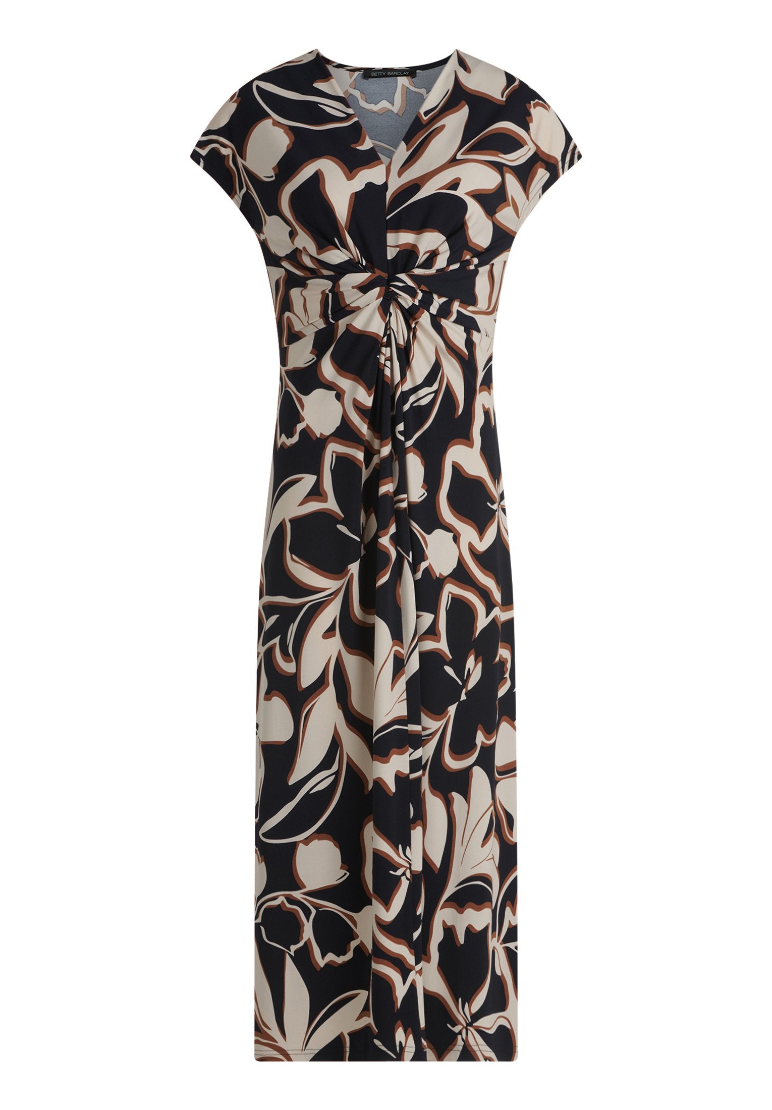 Midikleid (Dark Blue/brown)