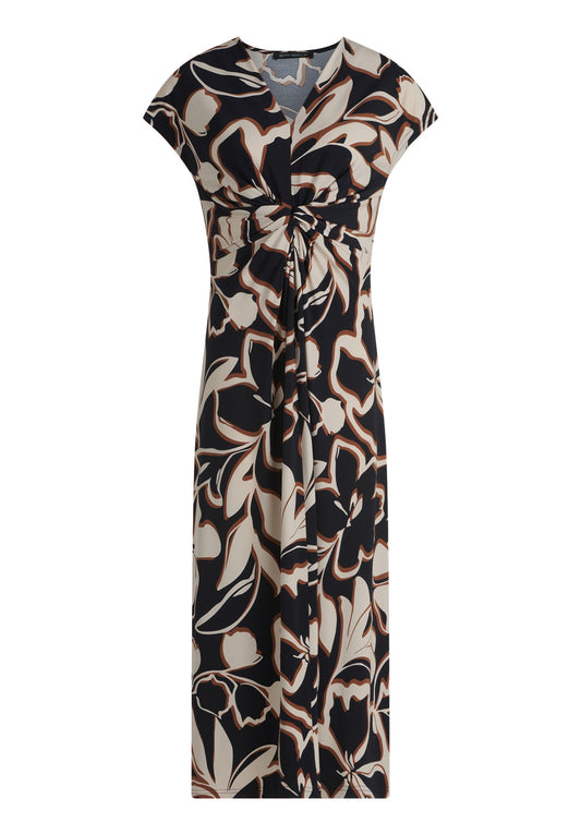 Midikleid (Dark Blue/brown)