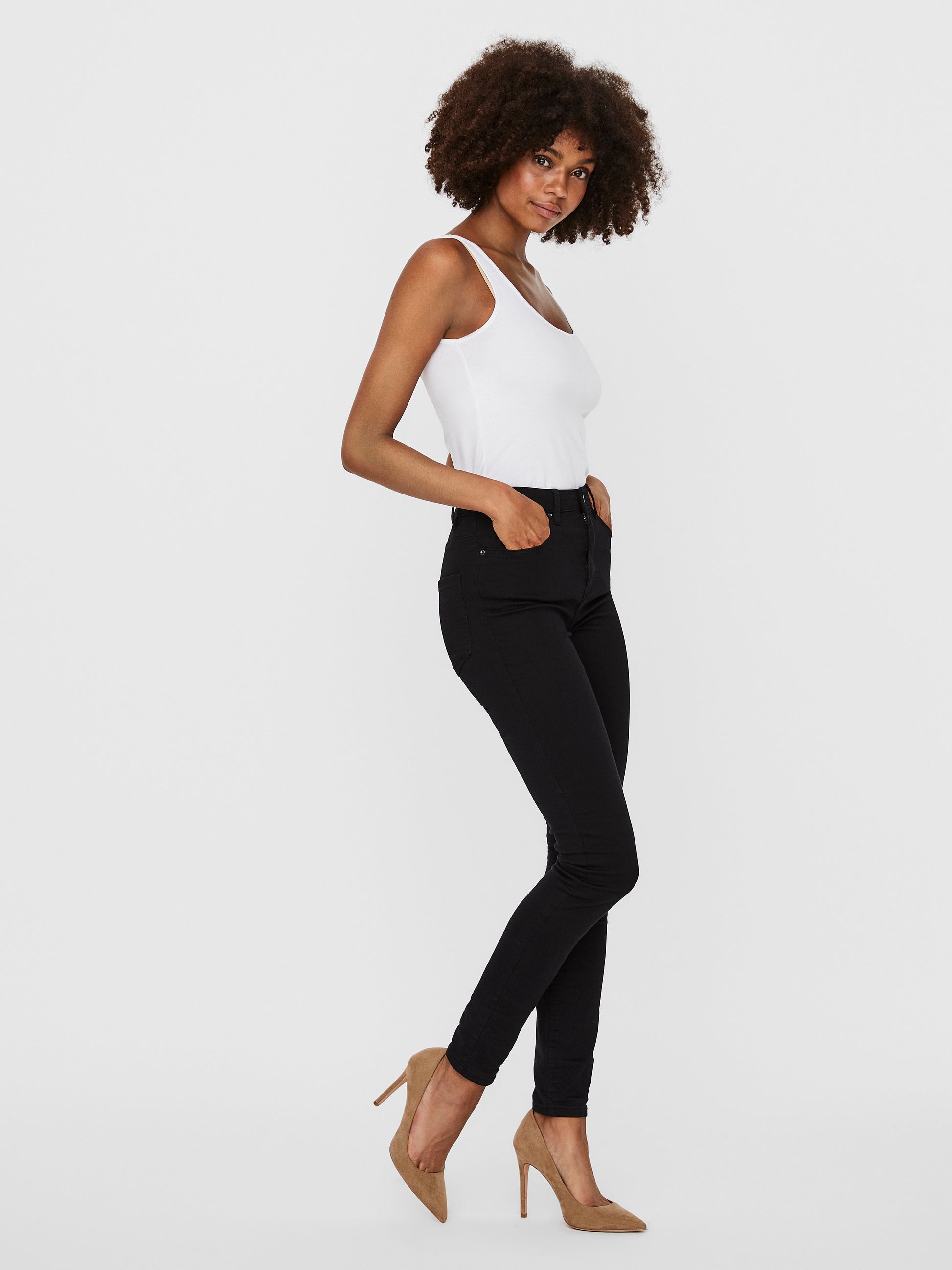Vmmaxi My Soft Long Tank Top Noos (Bright White)