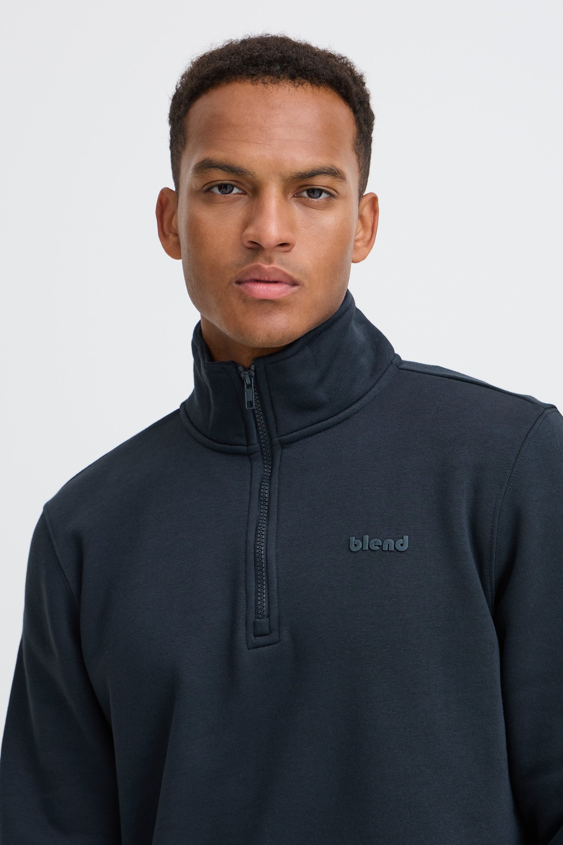 Bhdownton Halfzip Pp Noos (Dark Navy)