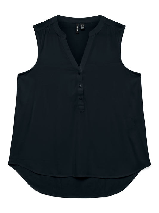 Vmbella Sl V-neck Top Wvn Ga Noos (Black)