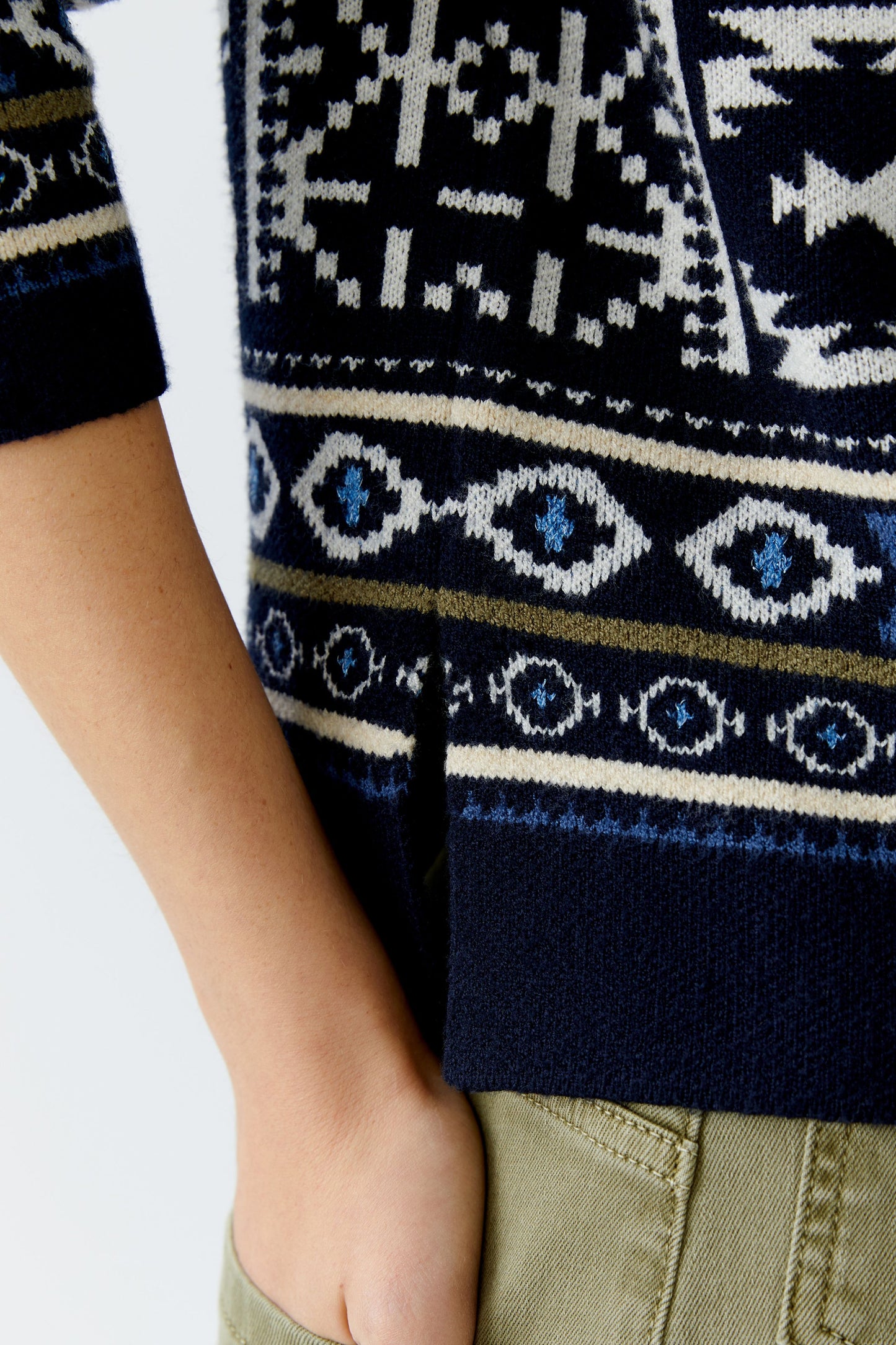 Pullover (Dk Blue White)