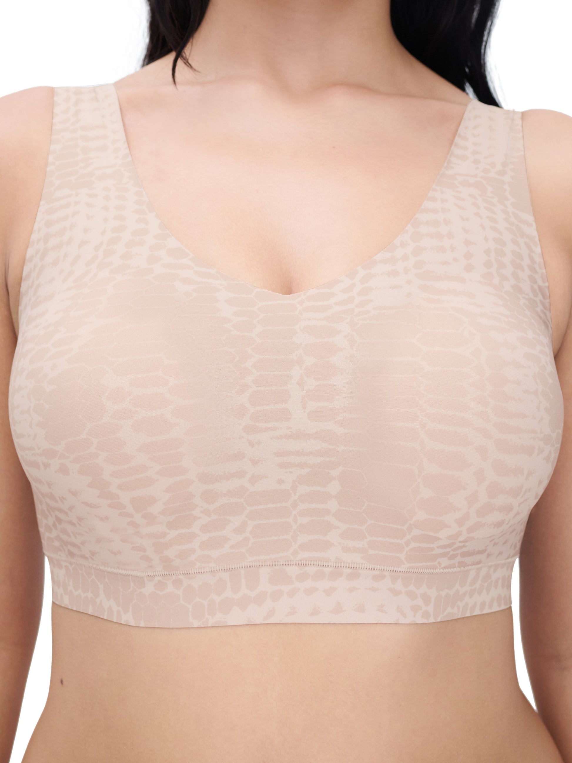 SOFTSTRETCH Bustier mit Soft Cups (Light Snake Prin)