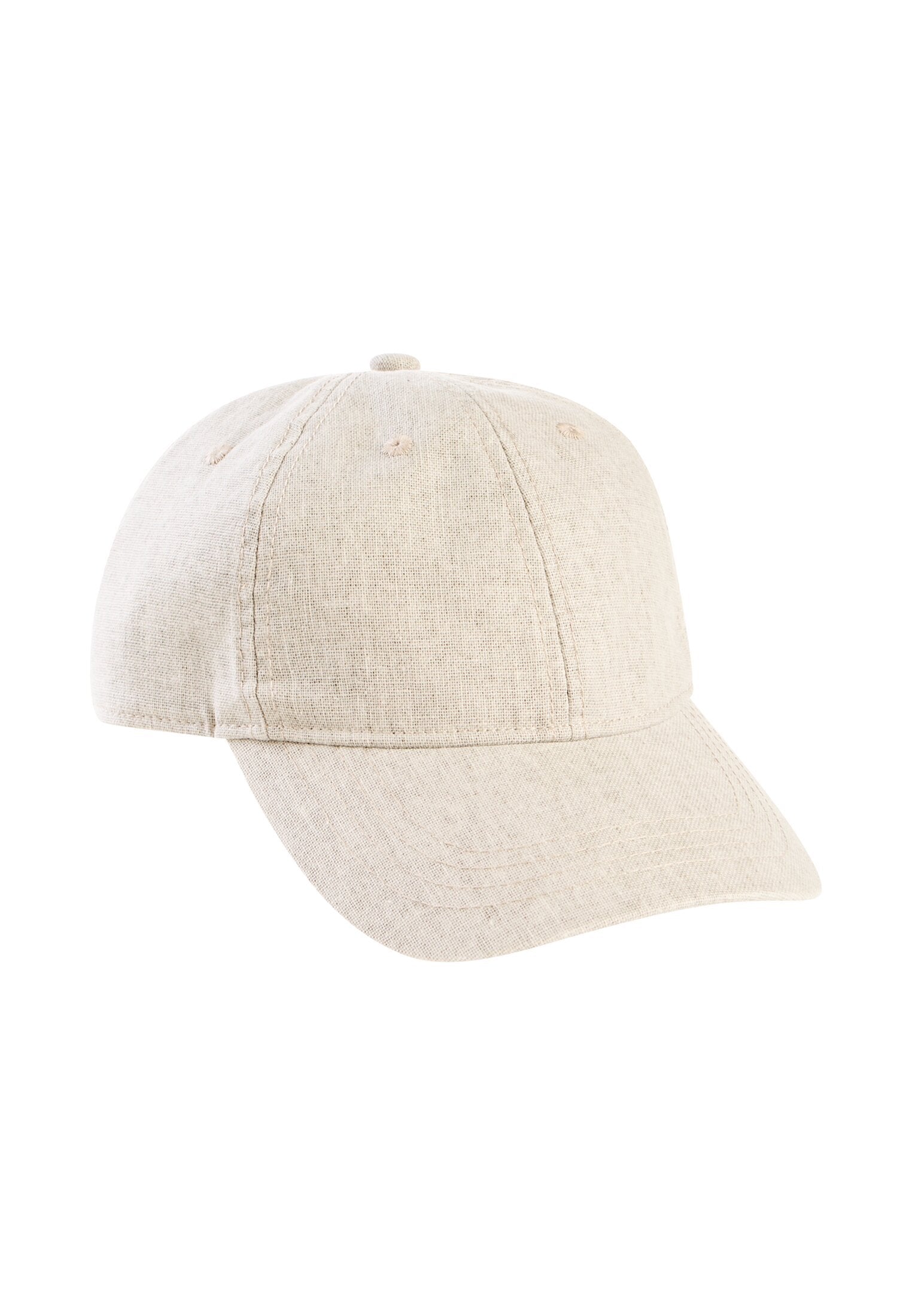 Cap aus Baumwoll-Leinen-Mix (Light Beige)