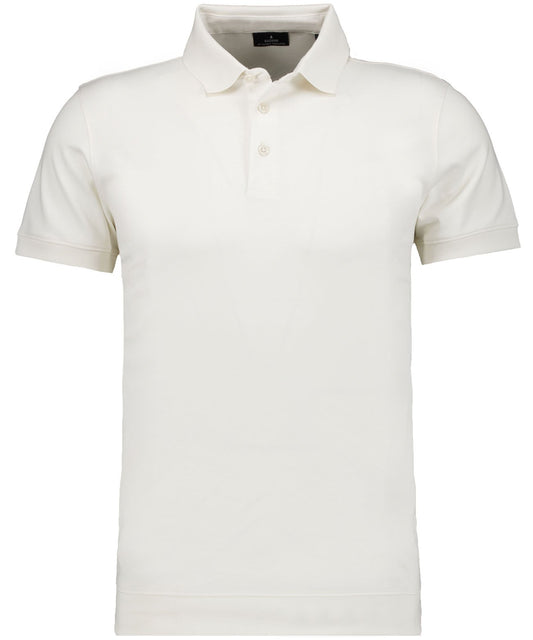 Pima-Polo mit Bund (Ecru)