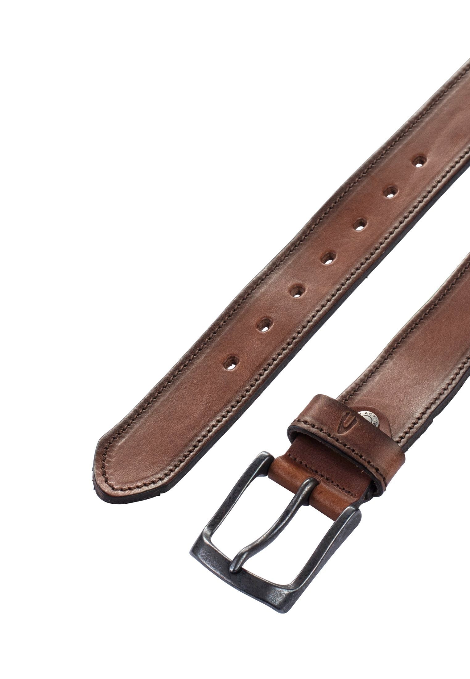 Ledergürtel mit verstellbaren Details (Brown)