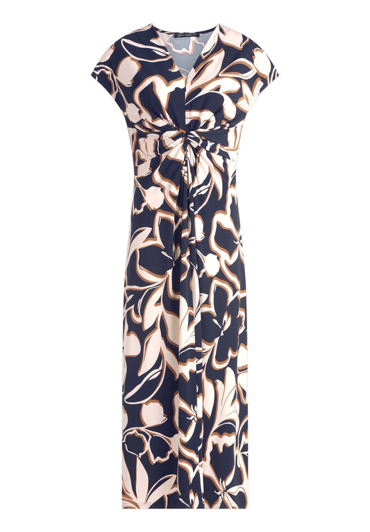 Midikleid (Dark Blue/brown)
