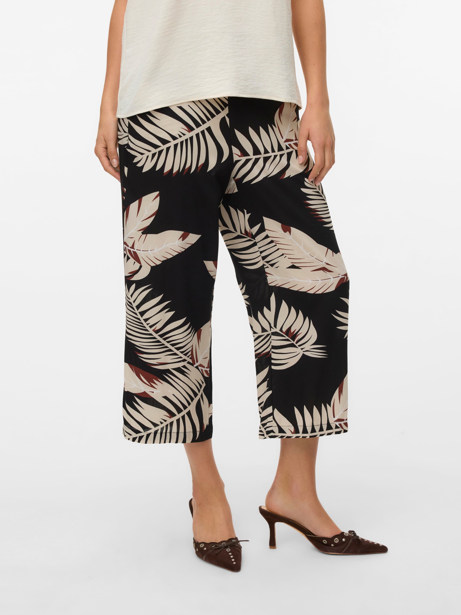 Vmeasy Joy Hw Culotte Pants Wvn Ga (Black/fion)