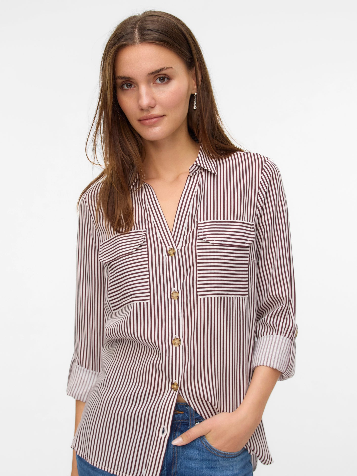 Vmbumpy L/s Shirt New Wvn Noos (Winetastin)