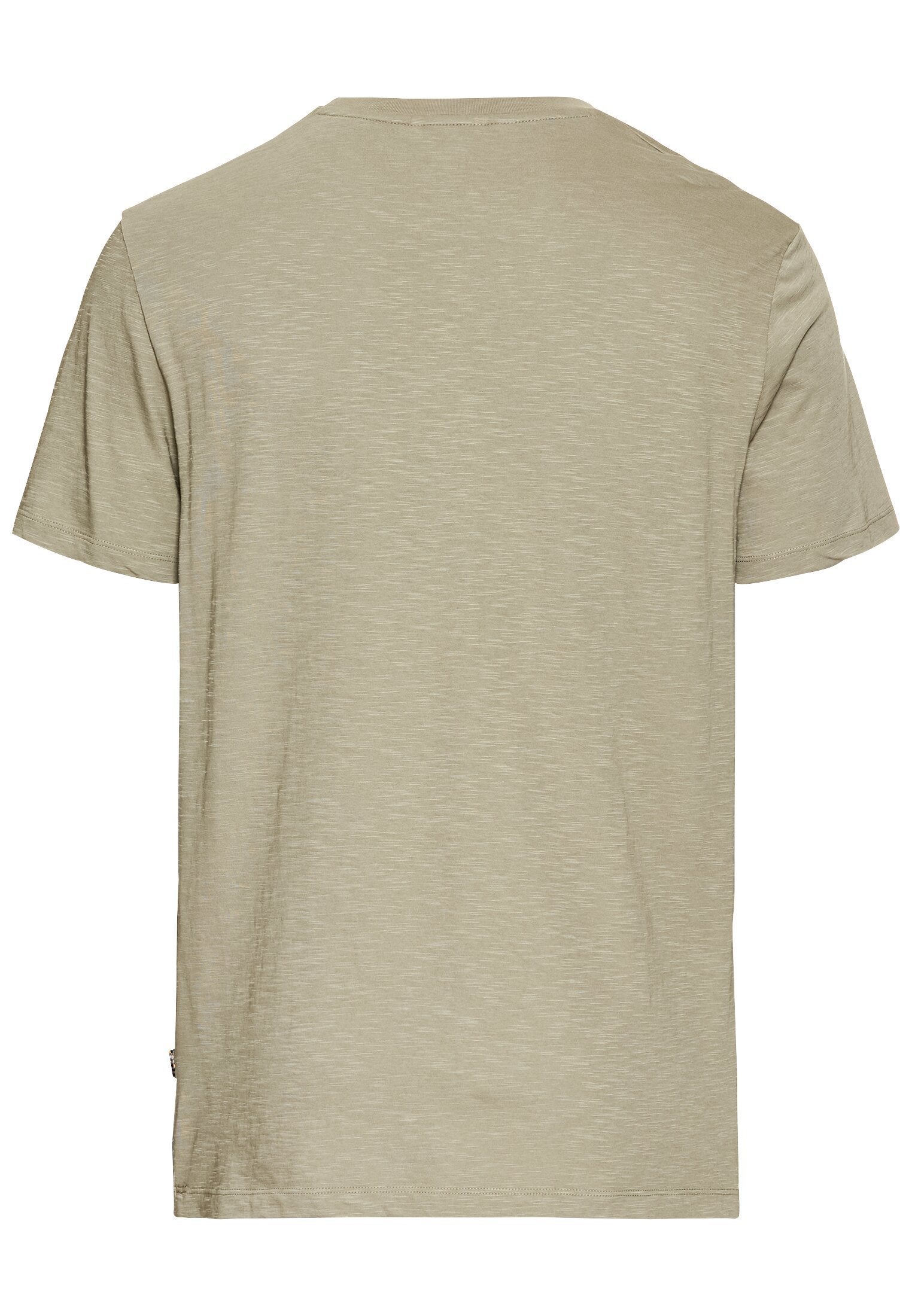 T-Shirt mit Print aus Organic Cotton (Khaki)