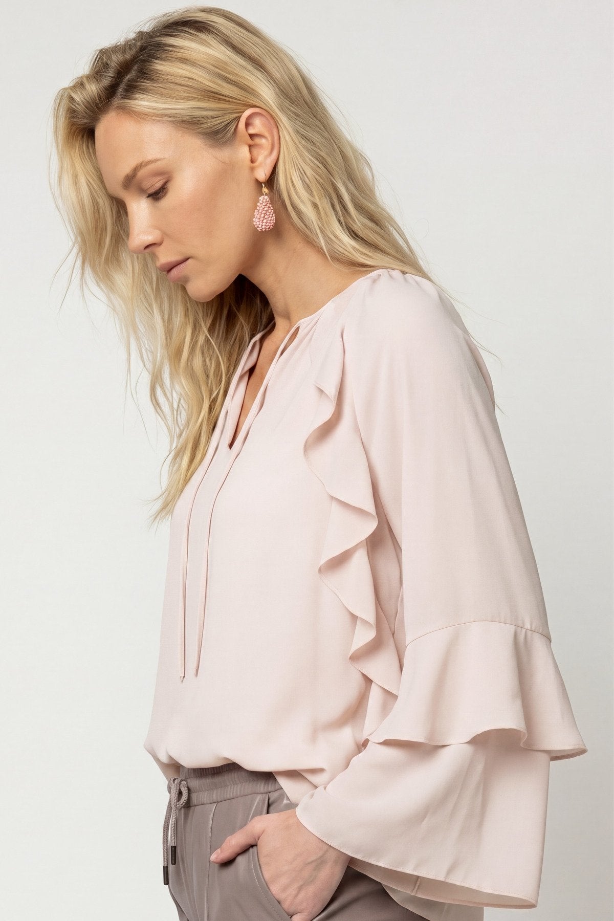 Bluse (Rosewater)