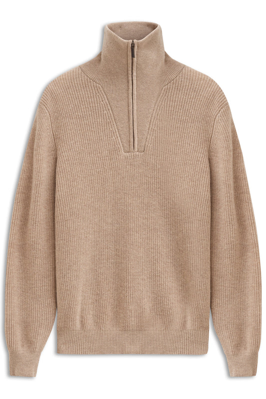 Herren Pullover 1/1 Arm (Beige)