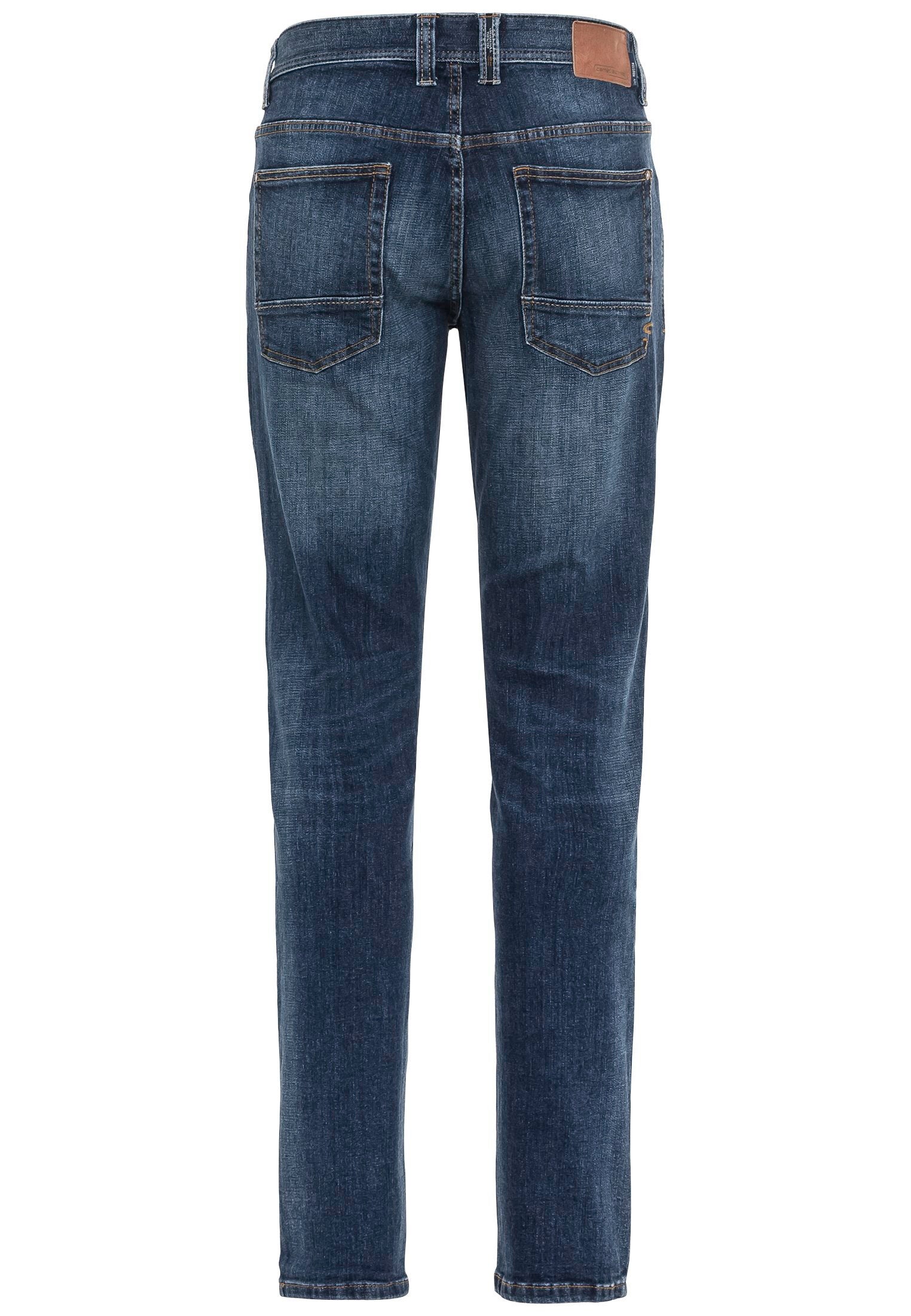 Regular Fit 5-Pocket Jeans aus Baumwolle (Mid Blue Used)