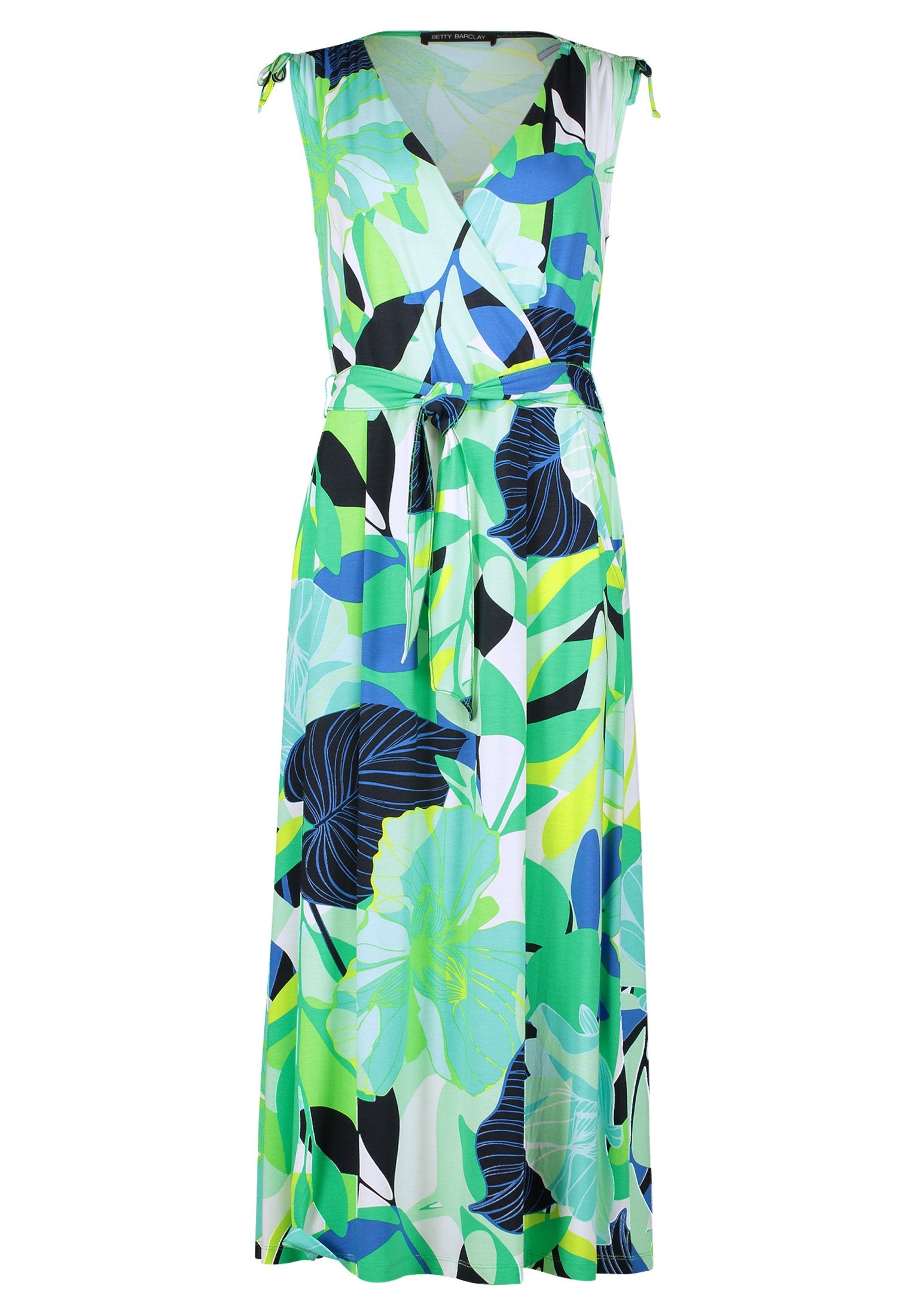 Jerseykleid (Green/blue)