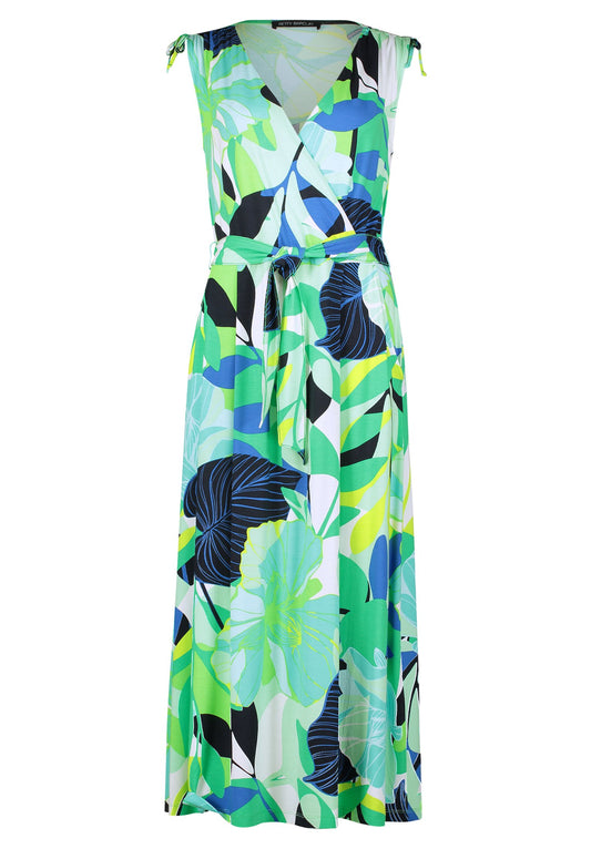 Jerseykleid (Green/blue)