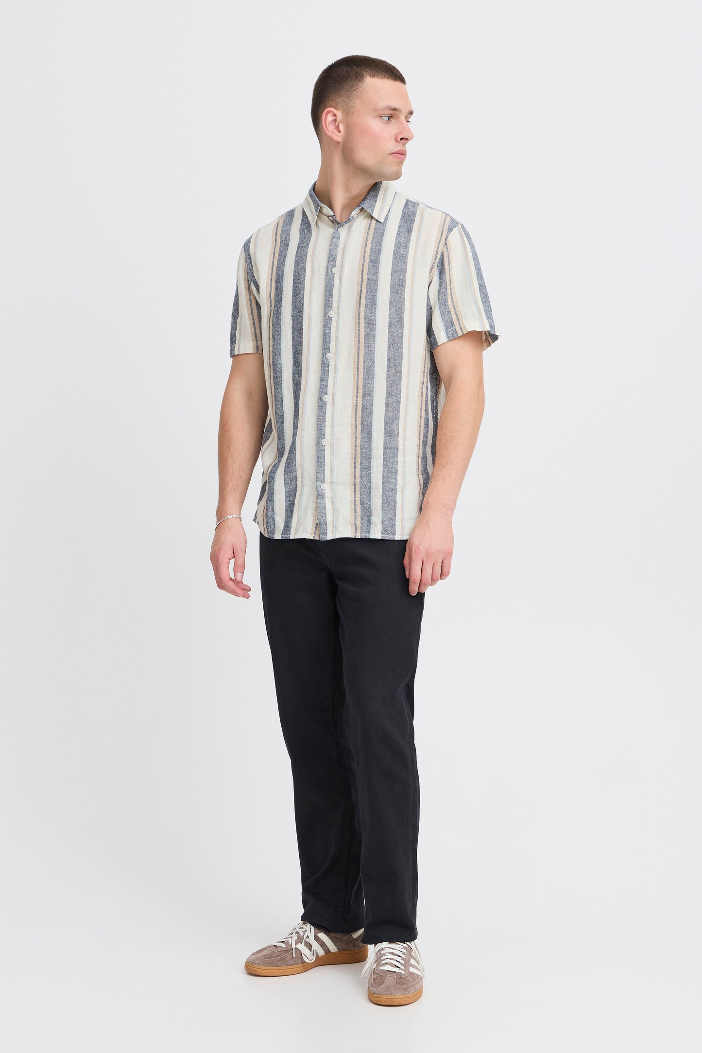 BHBOBBY Shirt stripe (Snow White)