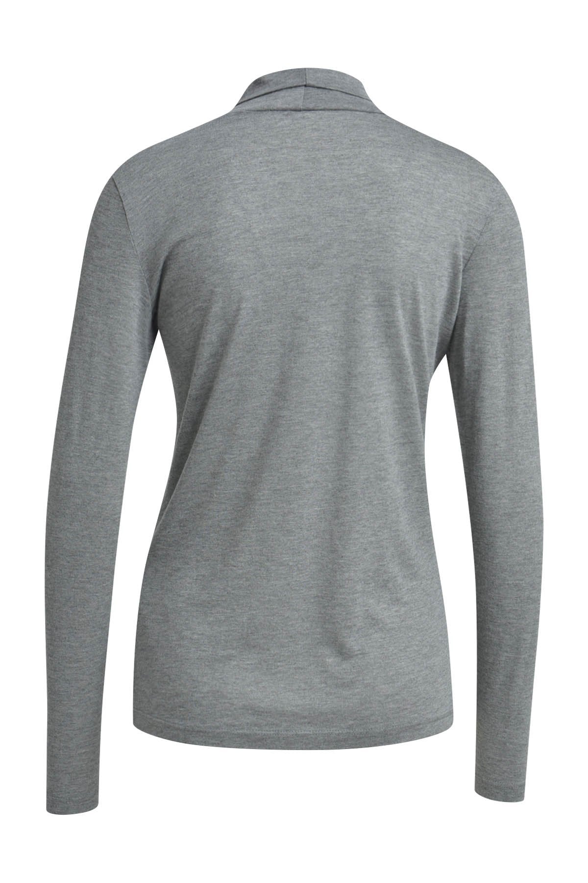 Cashmere Blend Turtleneck (Grey Melange)