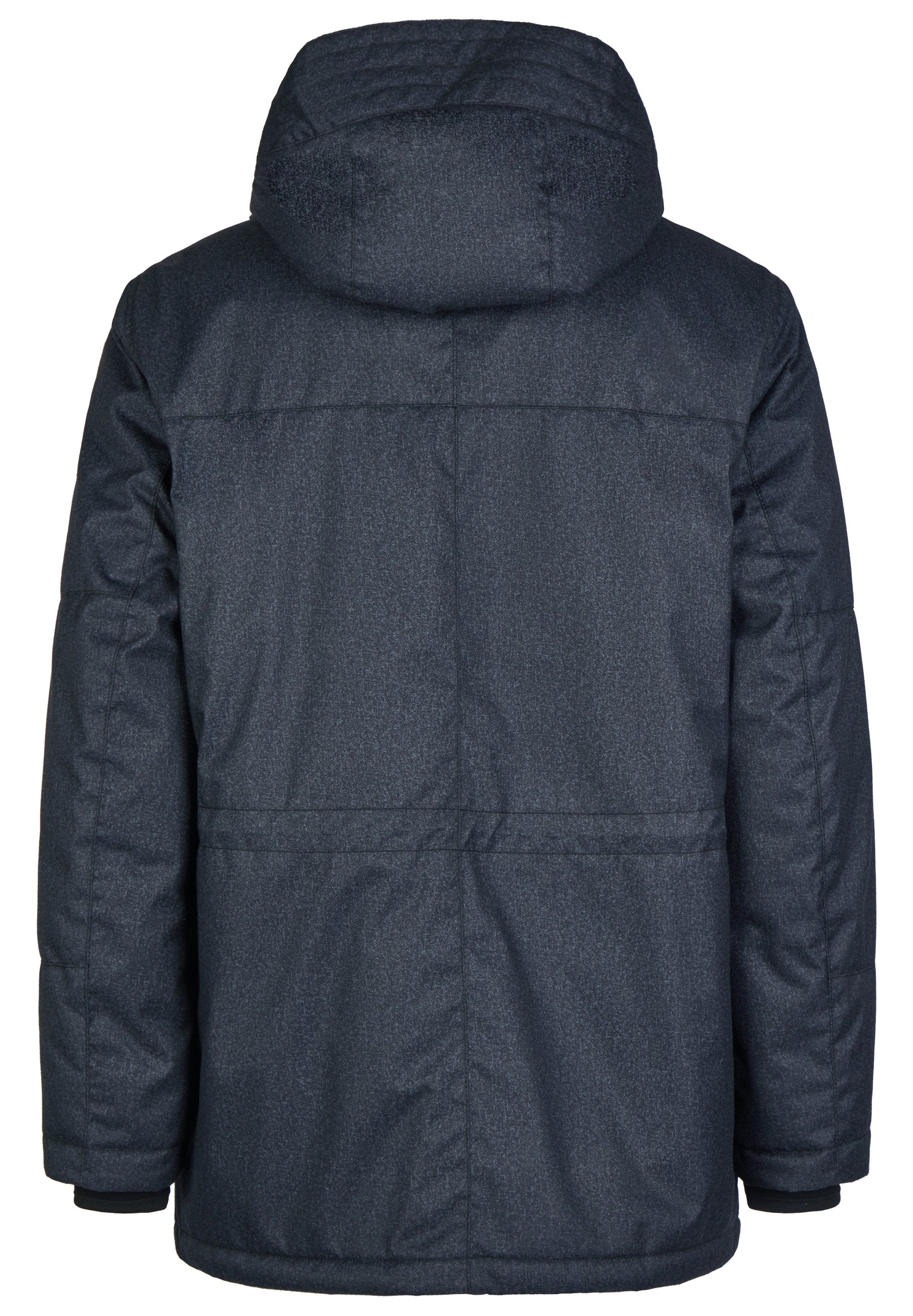 Material Mix Parka (Dark Blue)