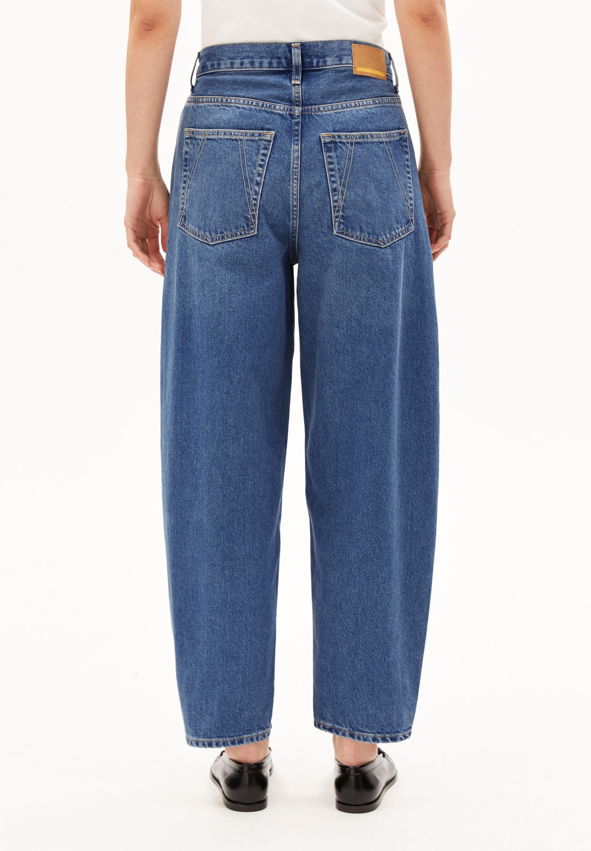 Baarly High Waist Barrel Jean (Crunchy)