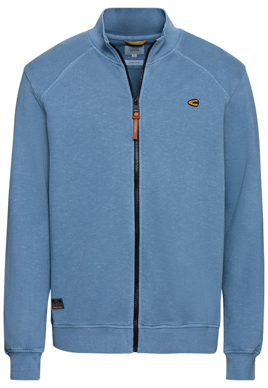 Sweatjacke mit Stehkragen (Elemental Blue)