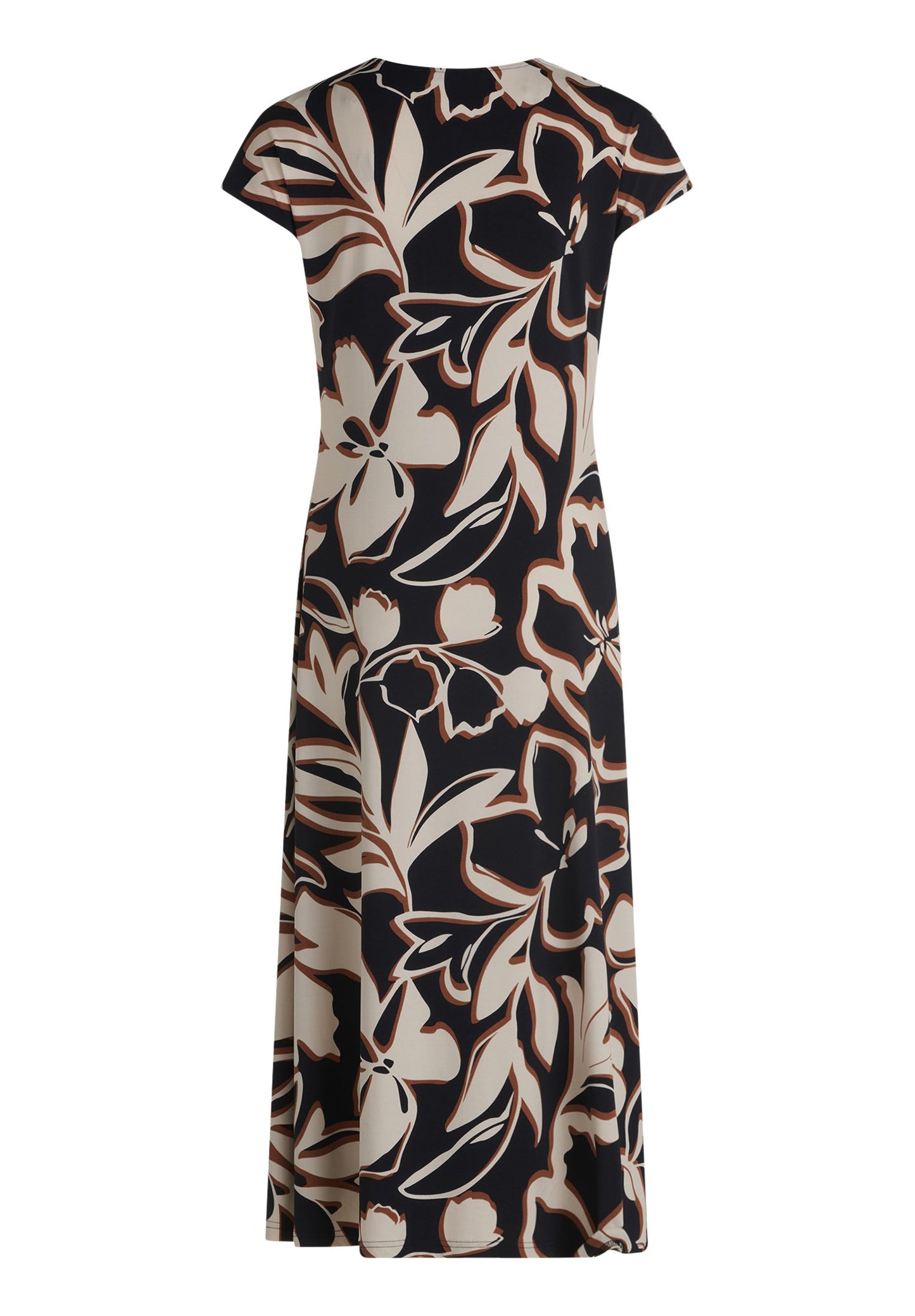 Midikleid (Dark Blue/brown)