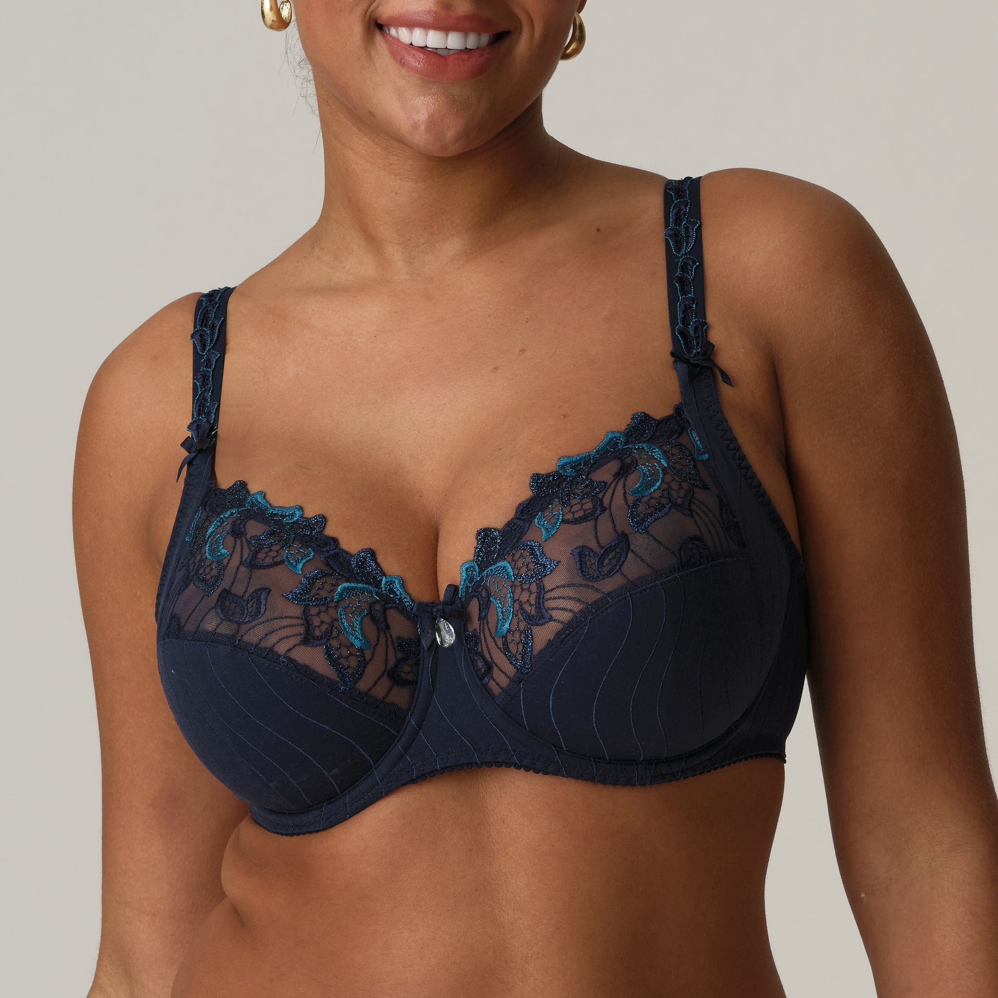 DEAUVILLE velvet blue Vollschalen-BH (Vel)