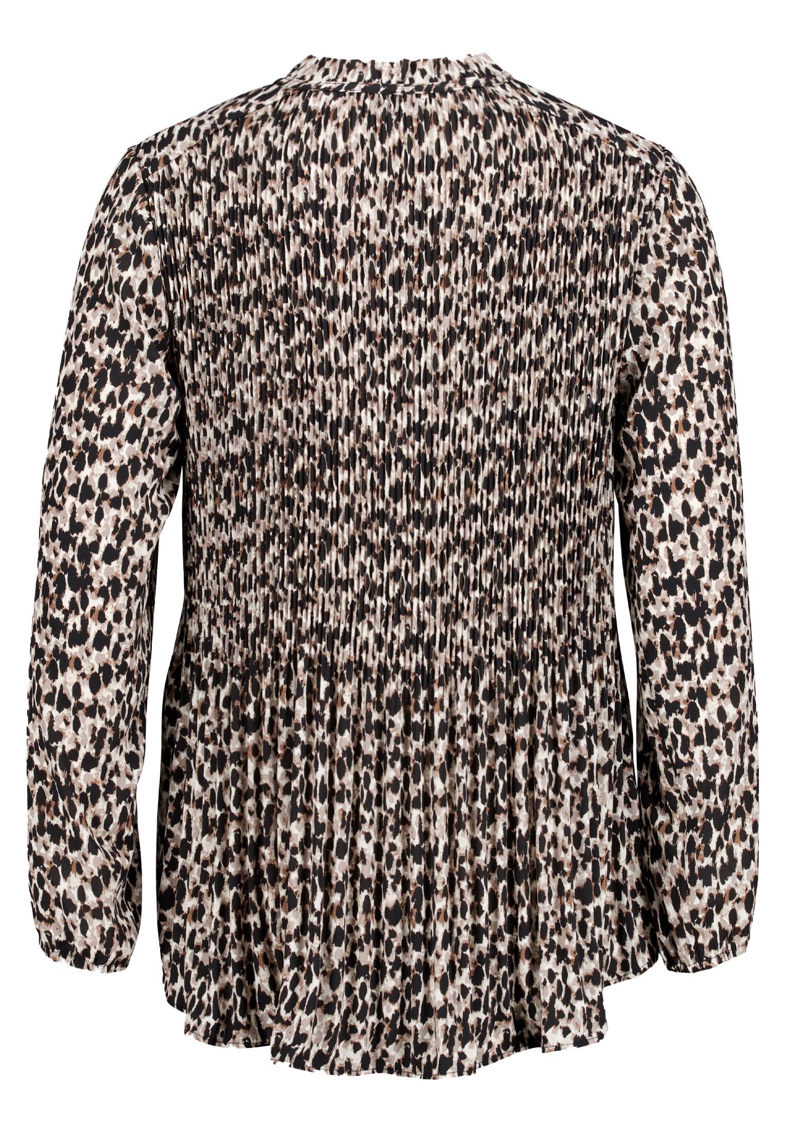 Schlupfbluse (Beige/black)