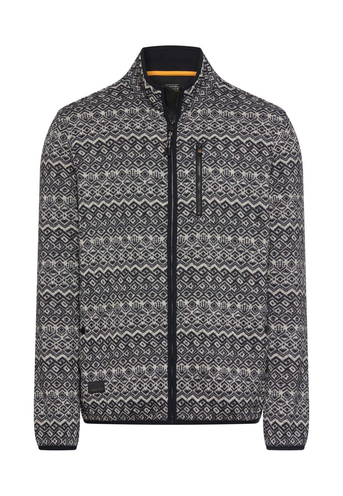 Strickjacke aus softem Fleece (Dark Navy)