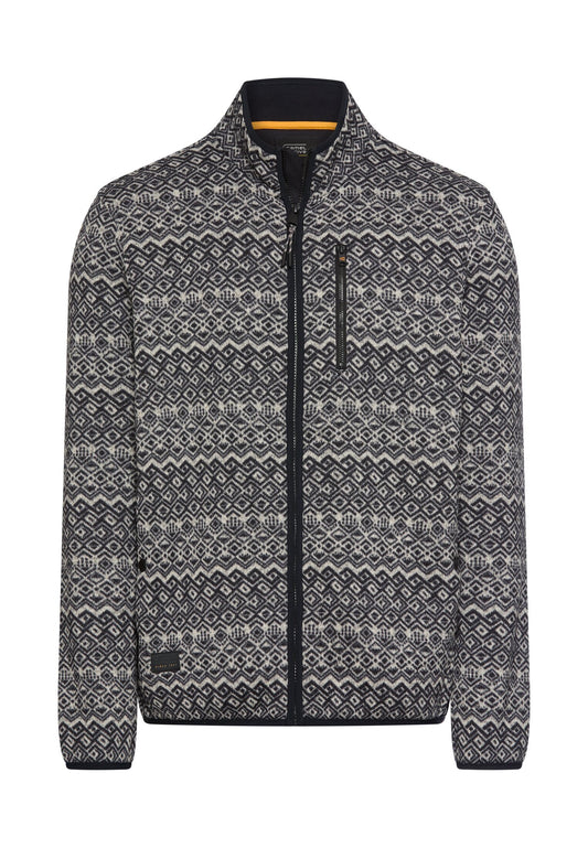 Strickjacke aus softem Fleece (Dark Navy)