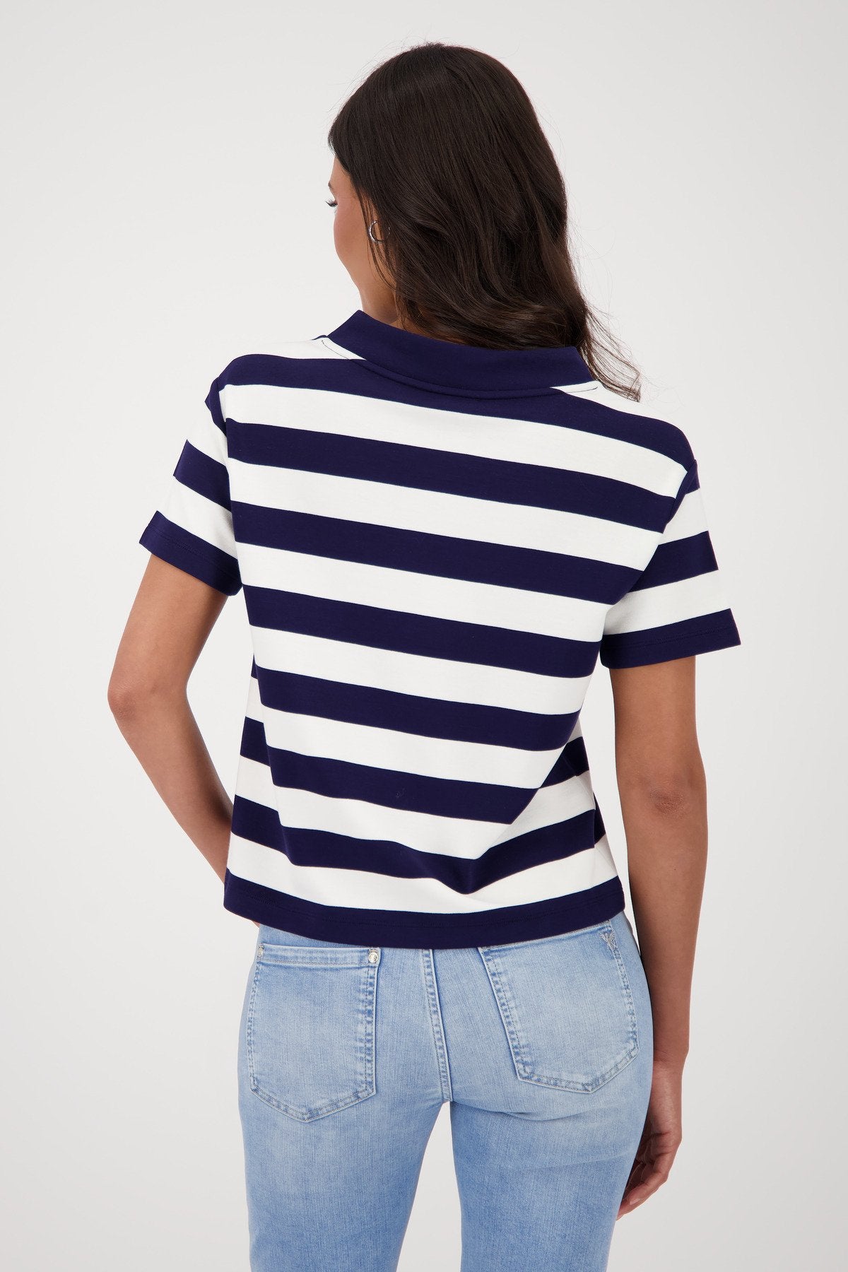 T-Shirt (Navy Blue Ringel)