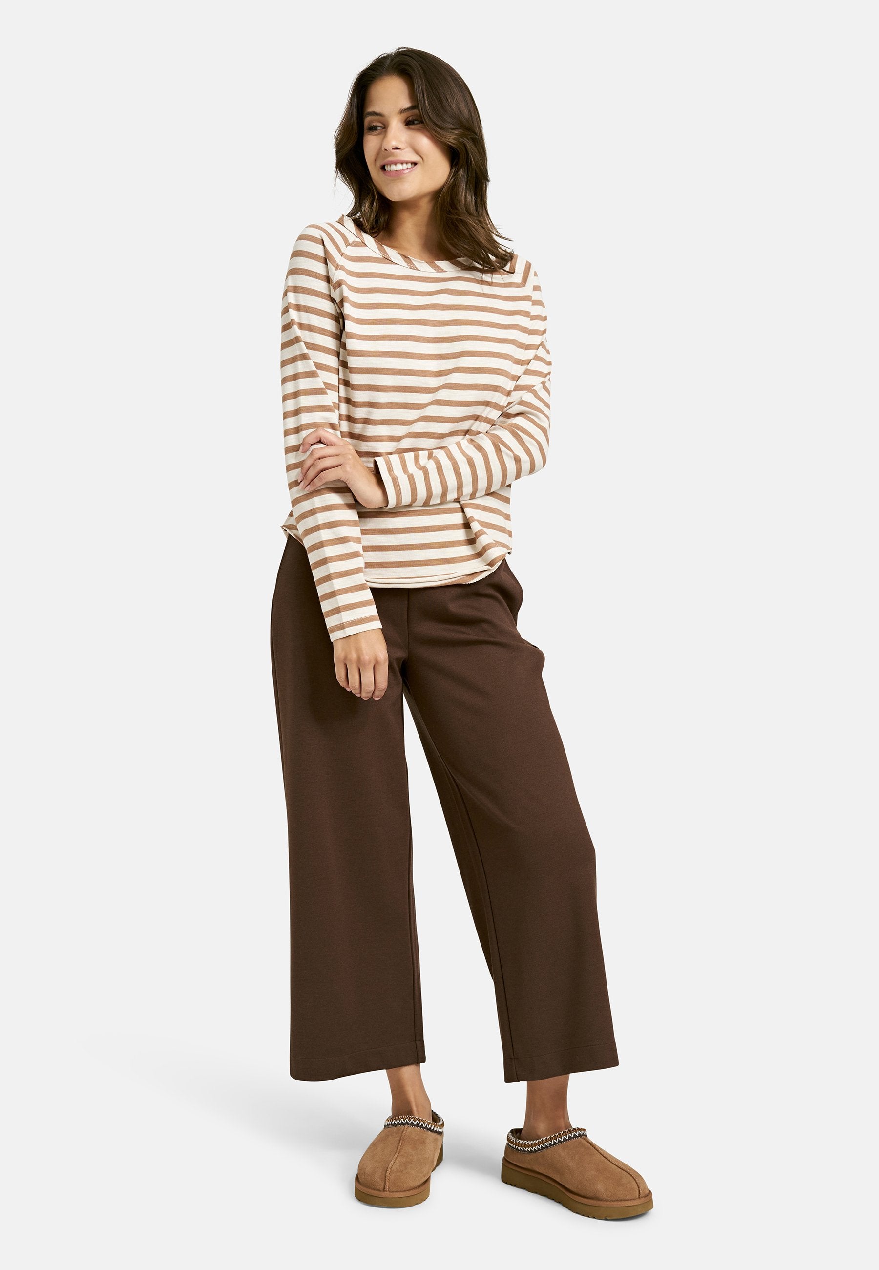 Basic Sweat Rgl STR (Beige)