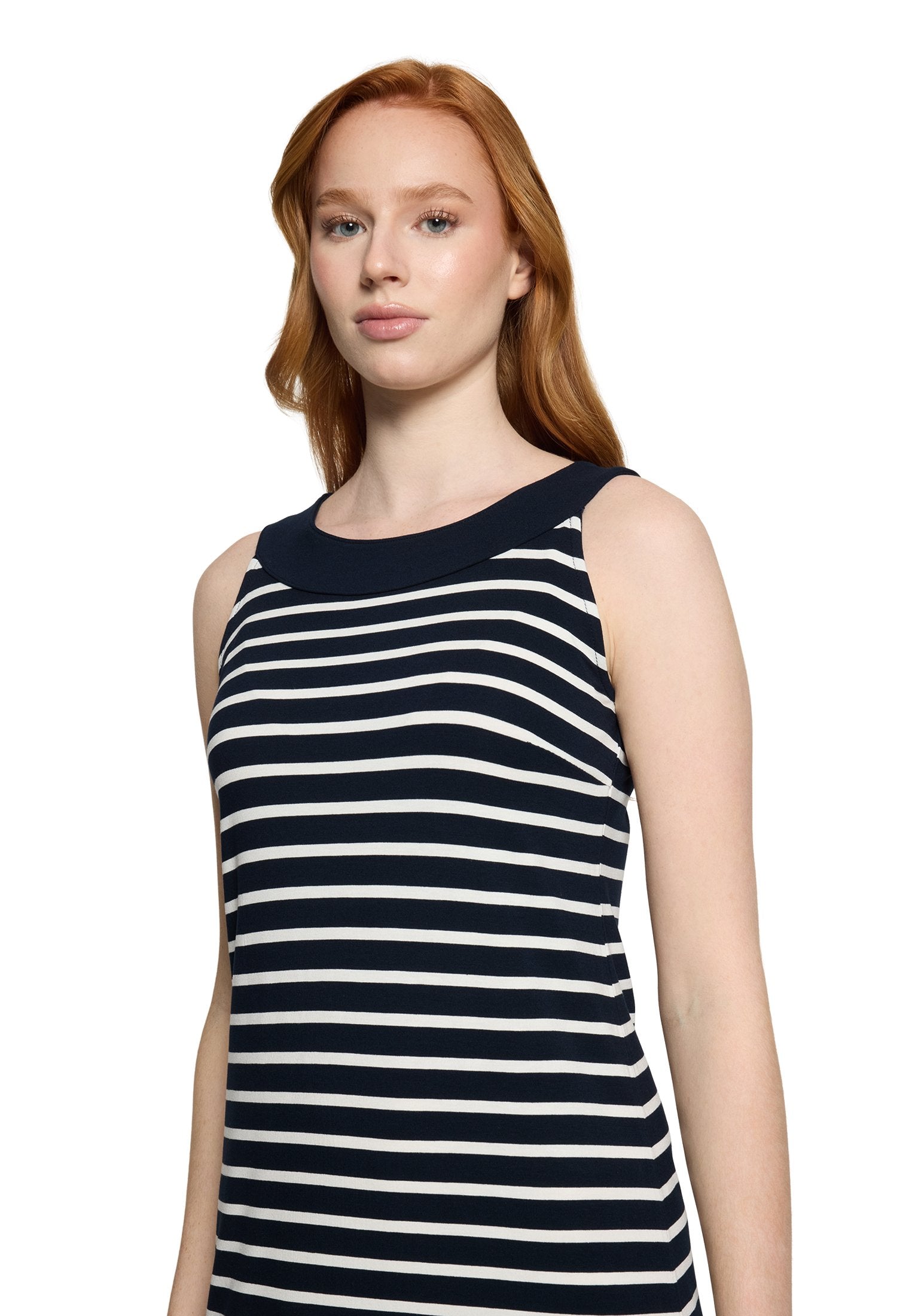 Sommerkleid (Dark Blue/cream)