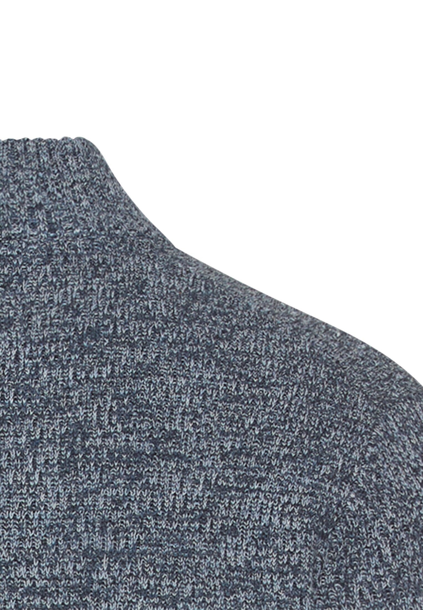 Strick-Troyer mit melierter Struktur (Tinted Blue)