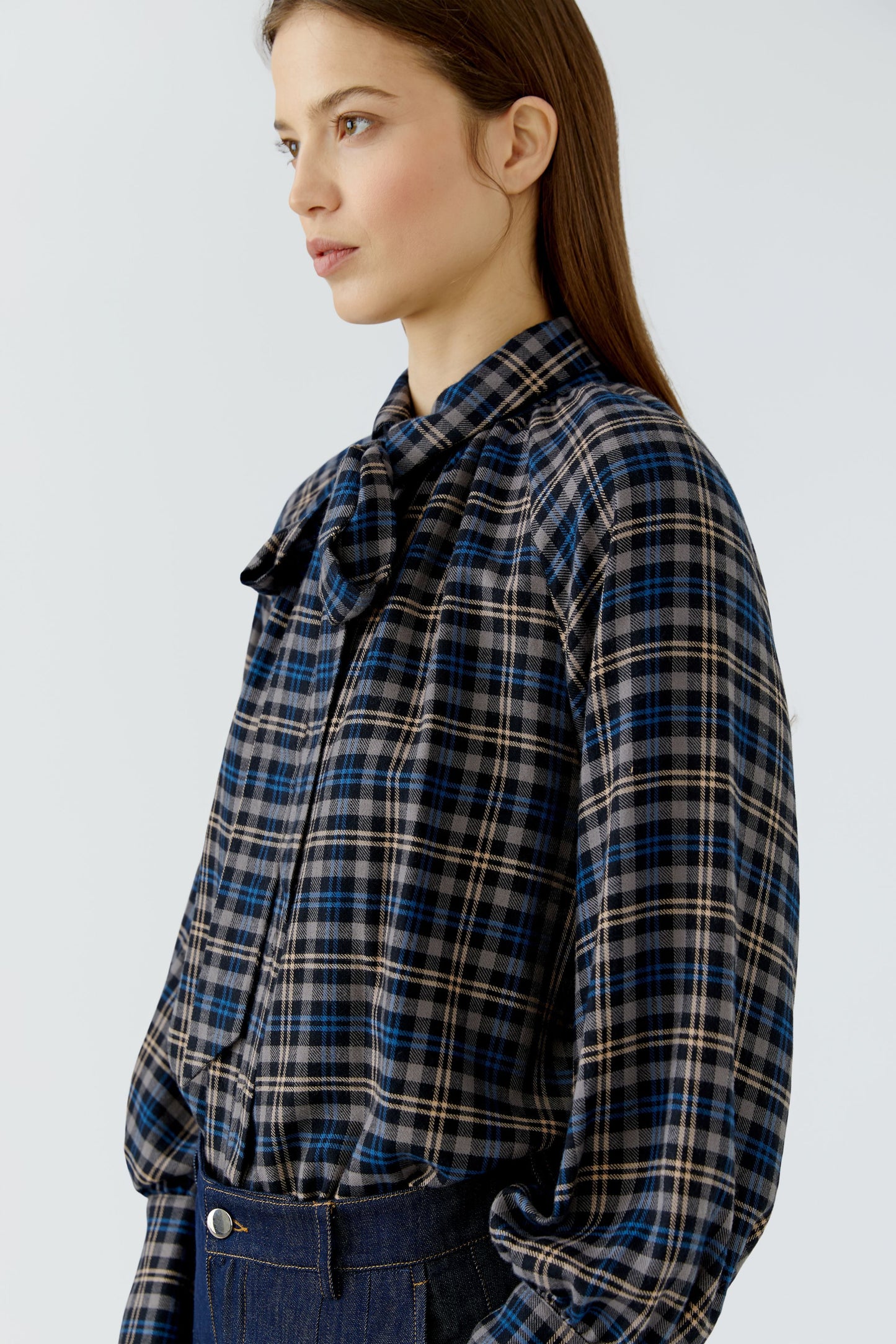 Bluse (Dk Blue Camel)