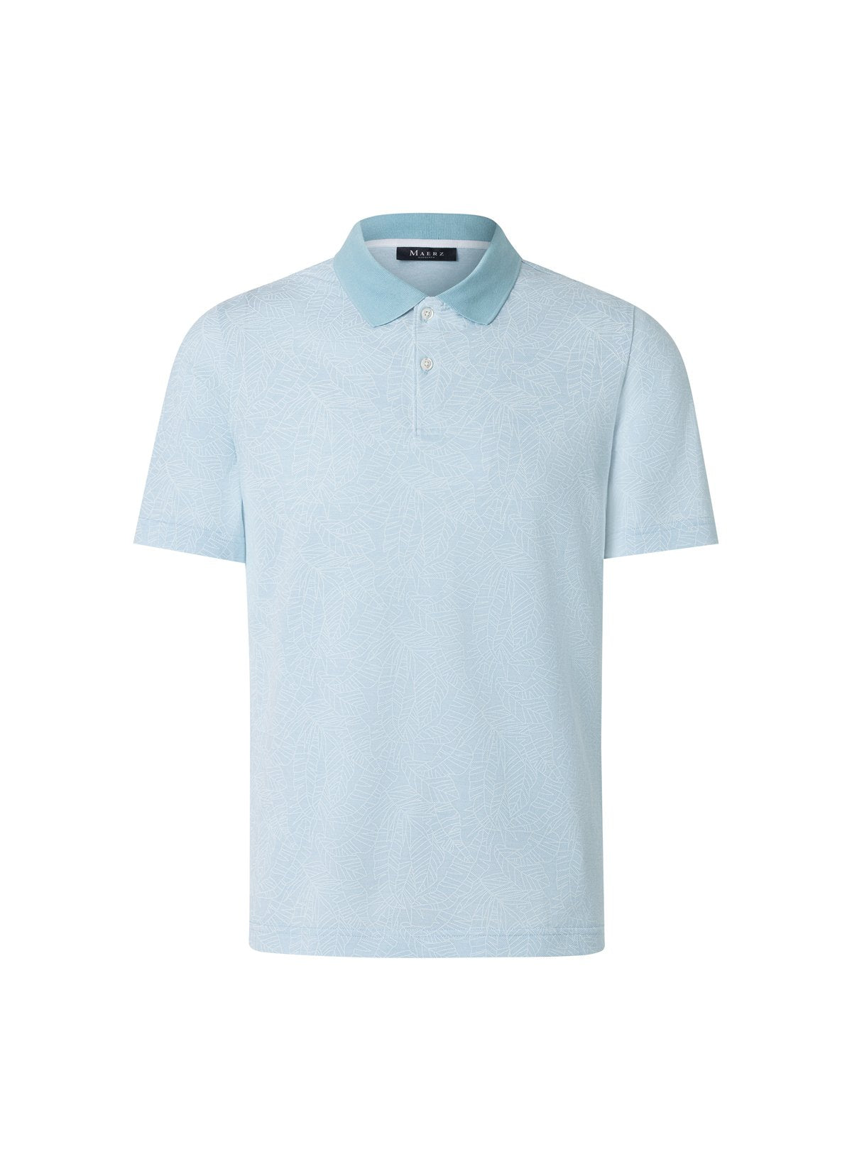 Poloshirt, Knopf 1/2 Arm (Bright Aqua)