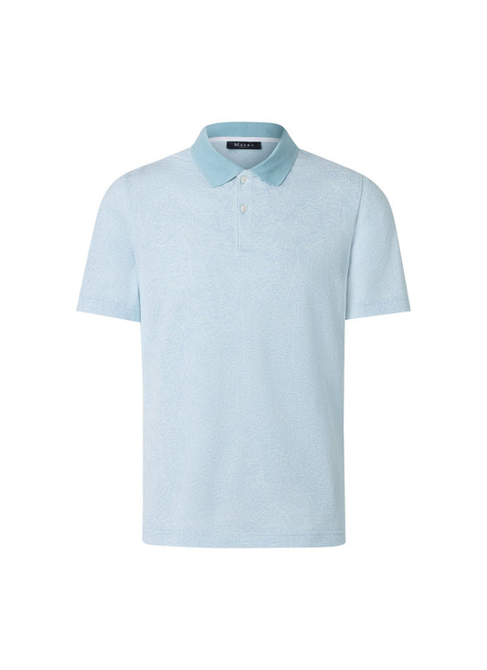 Poloshirt, Knopf 1/2 Arm (Bright Aqua)