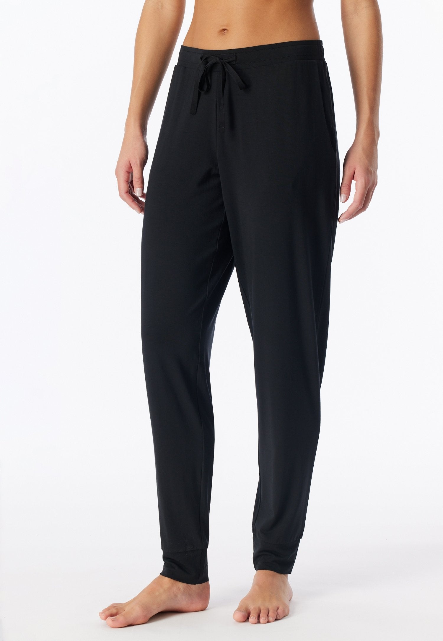 Hose lang Bündchen (Schwarz)