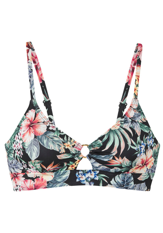 lascana Bralette-Top (Black Print)