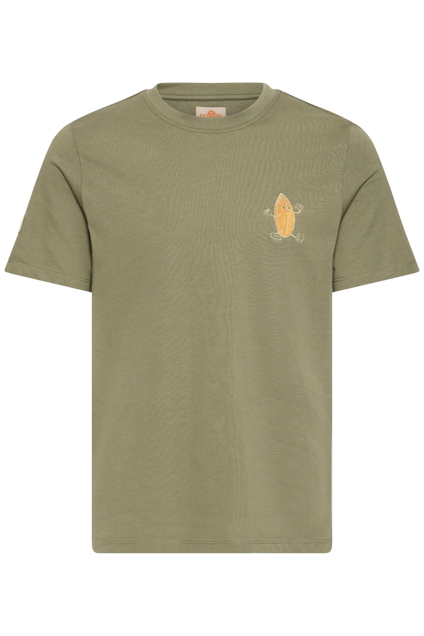 Bhsun Island Emb Tee (Dusty Oliv)