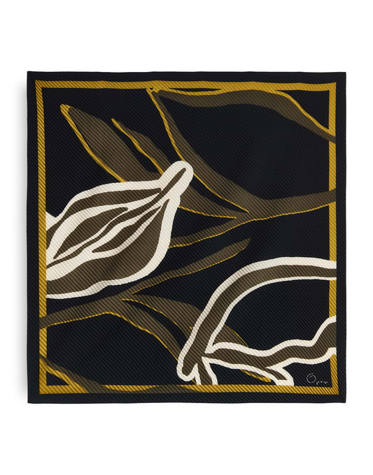 Abeti scarf (Coal Blue)