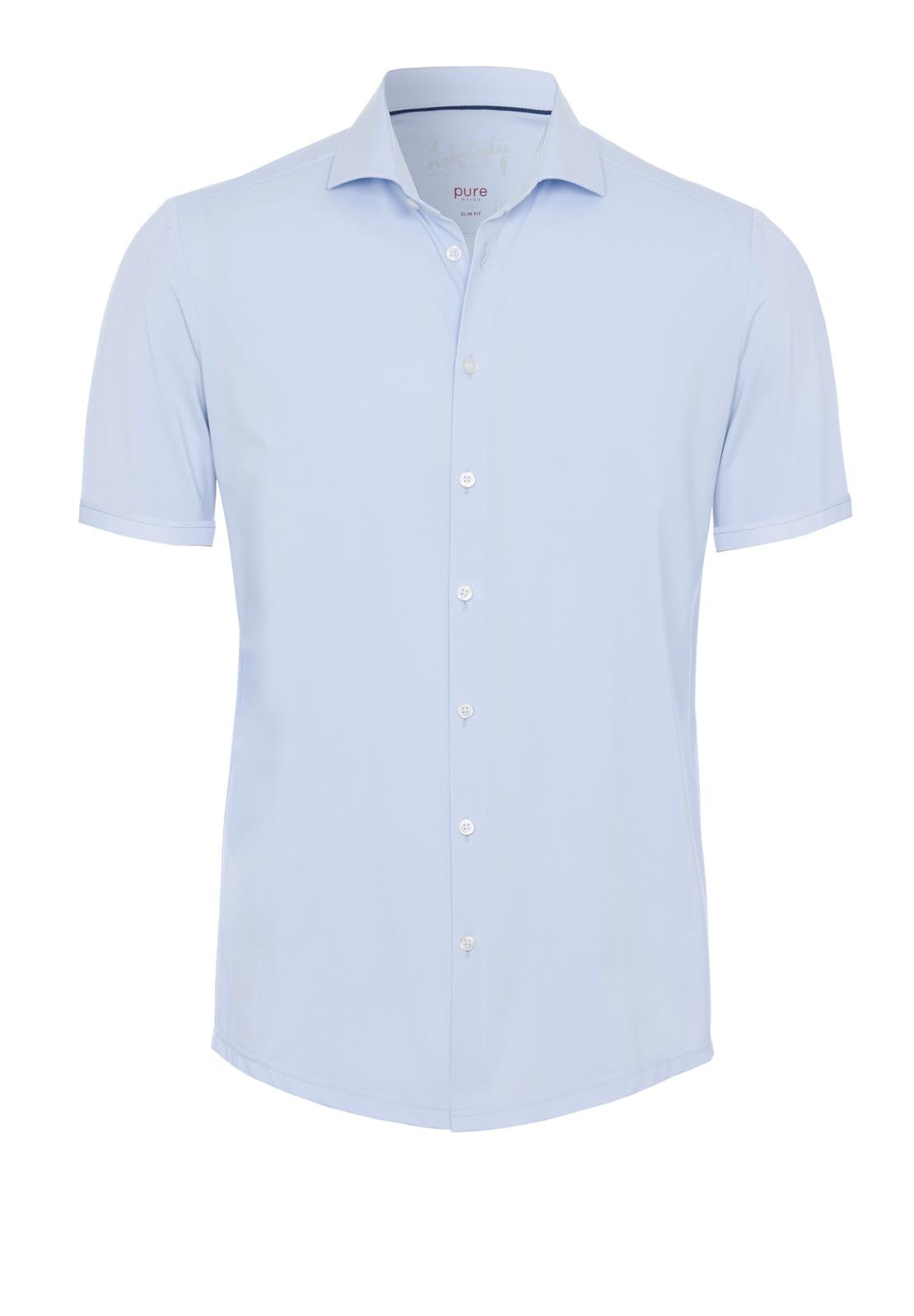 PURE- Functional Hemd Halbarm (Uni Hellblau)