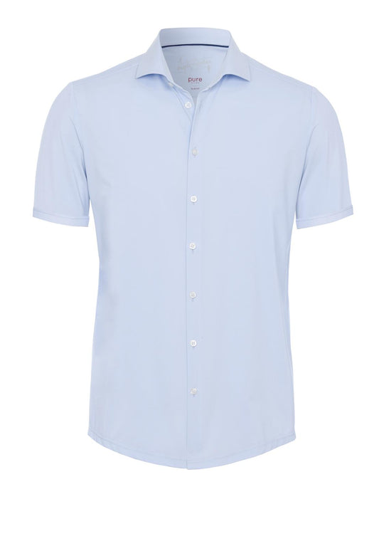 PURE- Functional Hemd Halbarm (Uni Hellblau)