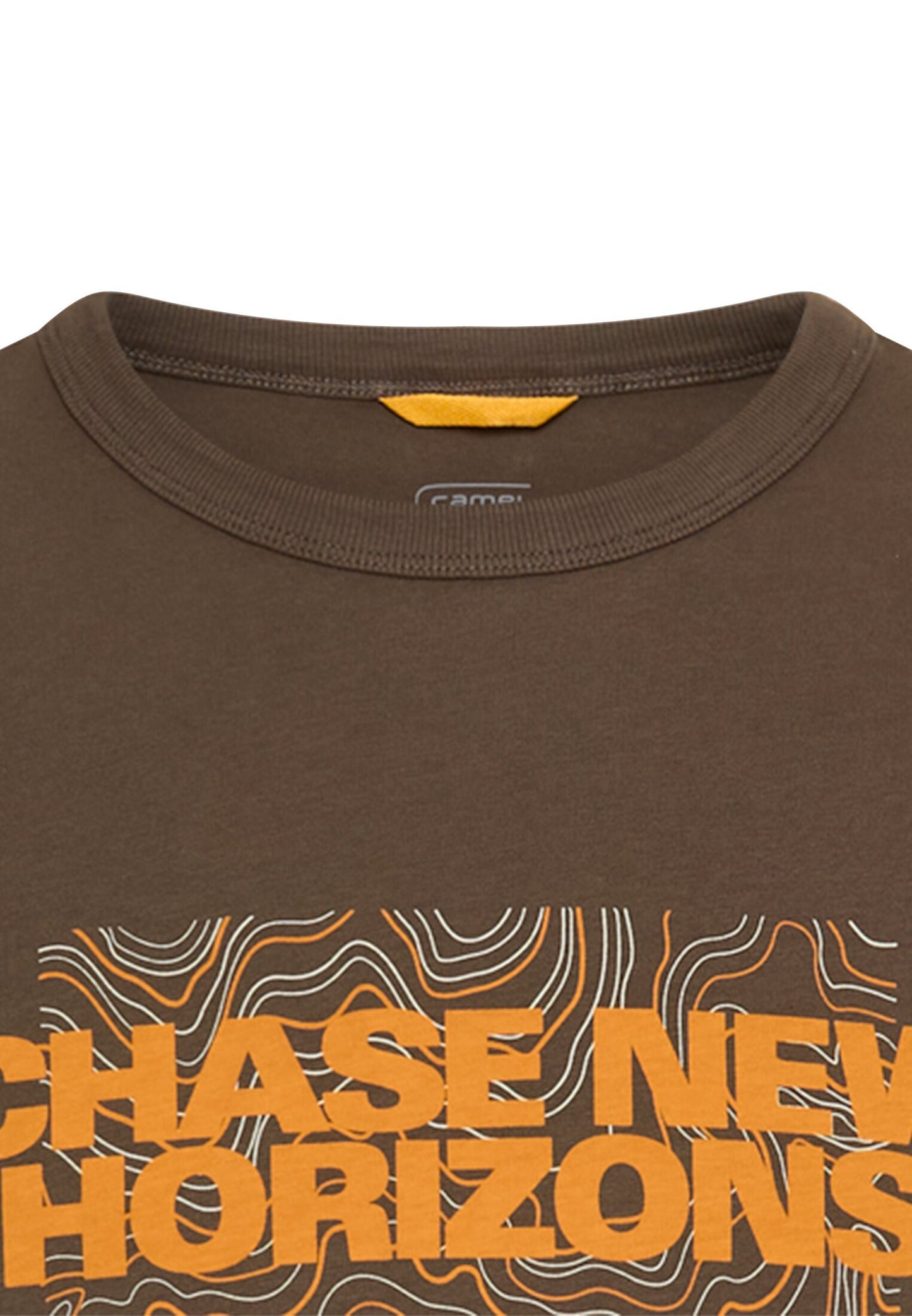 T-Shirt aus reiner Baumwolle (Dark Brown)