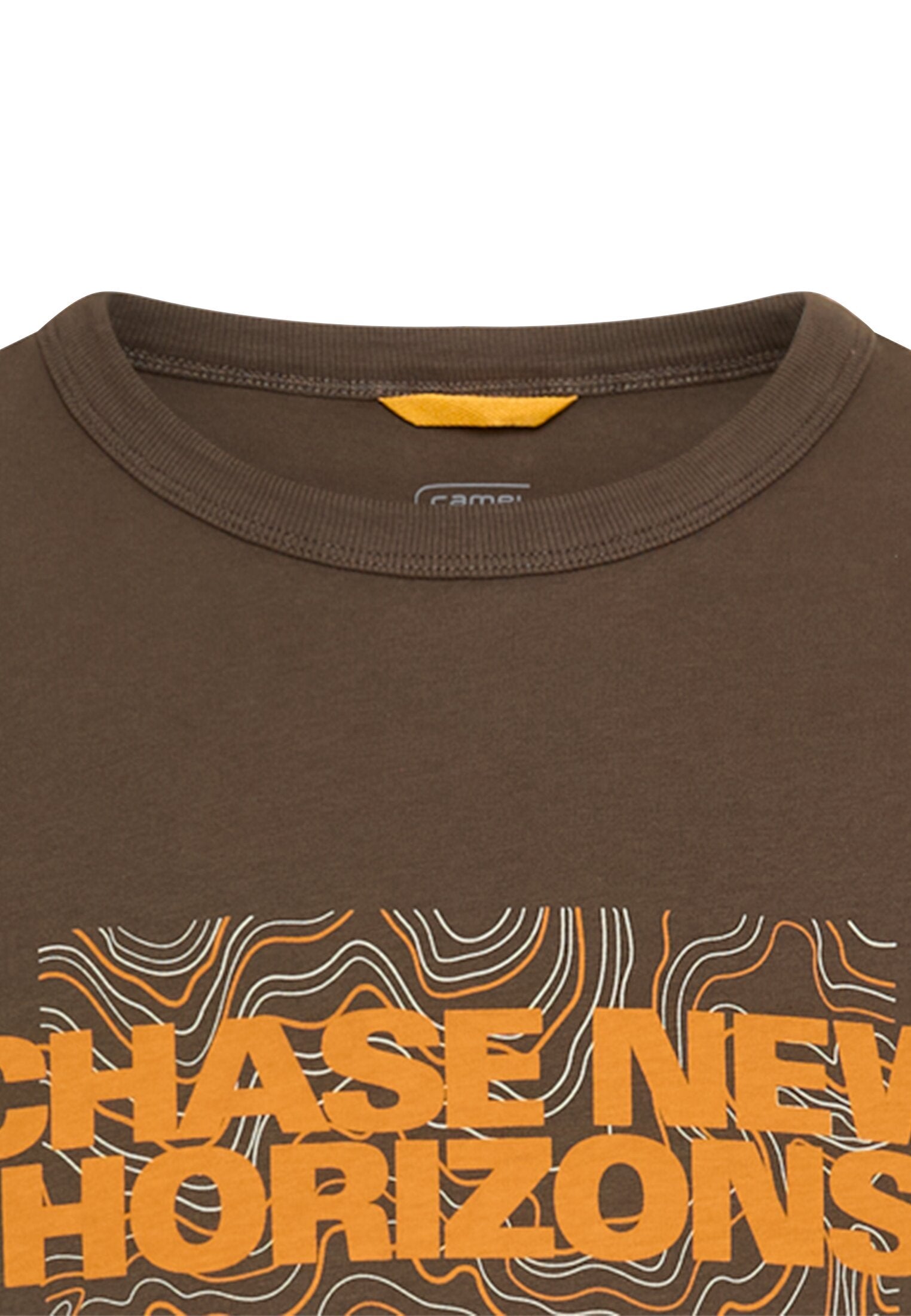 T-Shirt aus reiner Baumwolle (Dark Brown)