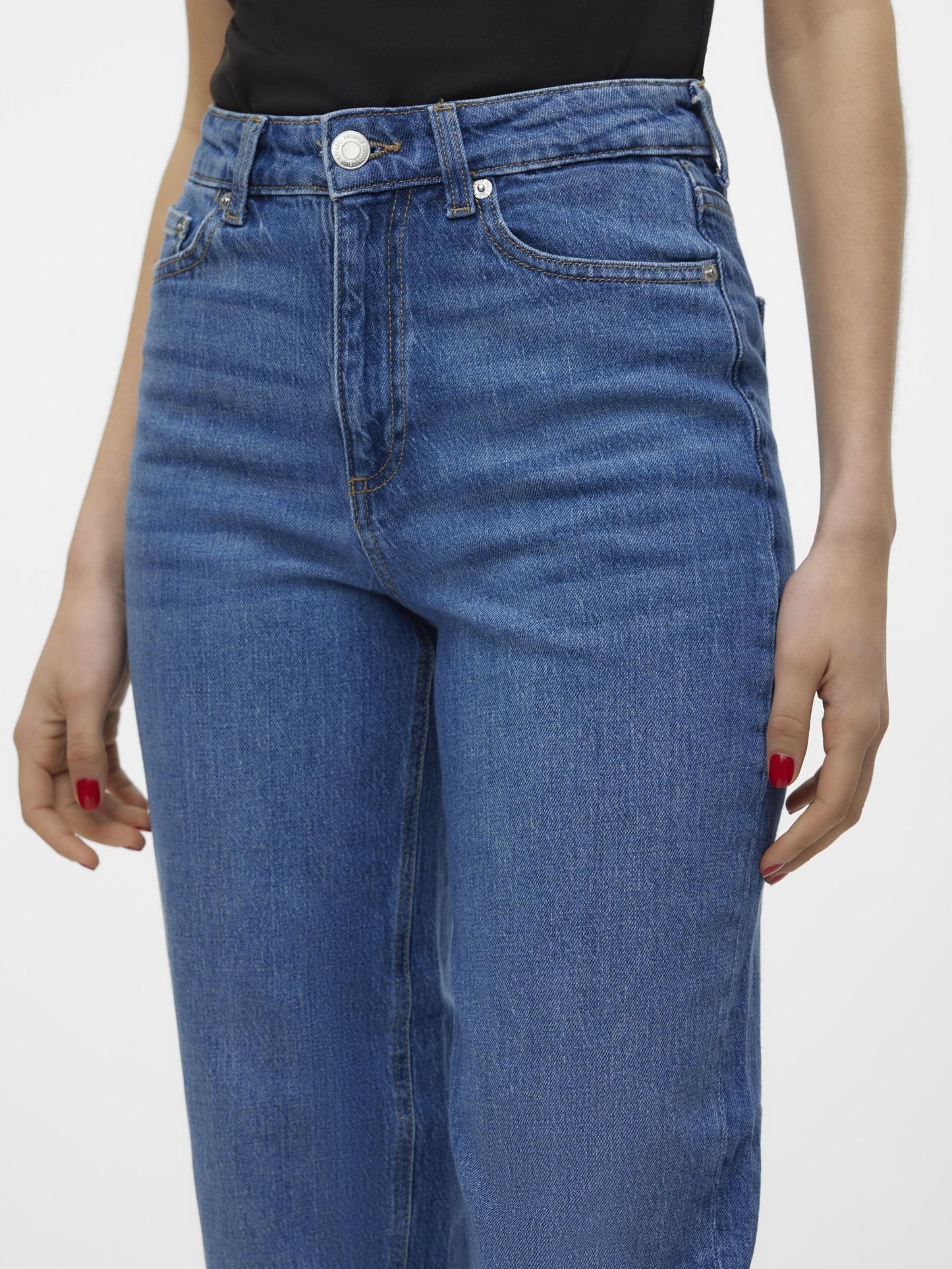 Vmtessa Hr Mom Jeans Ra380 Ga Noos (Medium Blue D)
