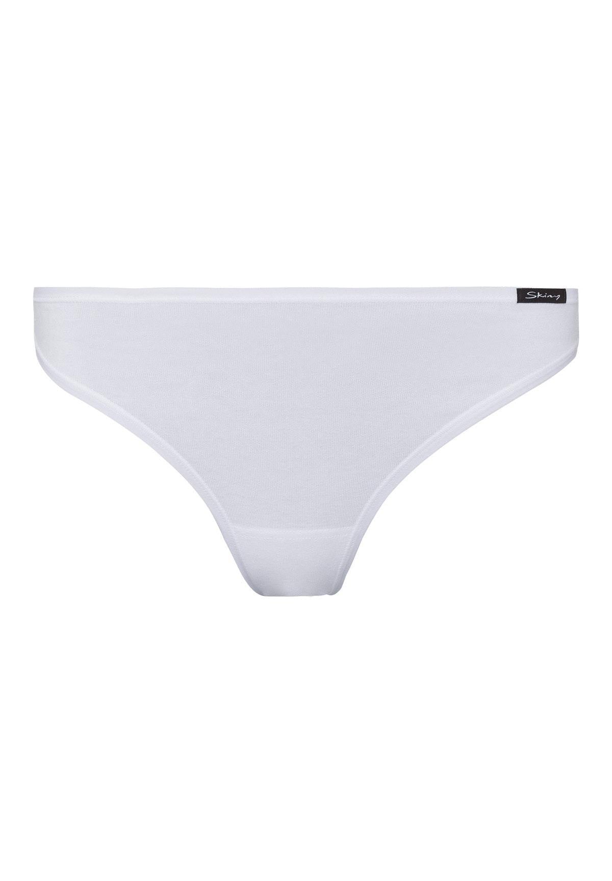 Skiny Damen String 2er Pack Cotton Advantage (White)