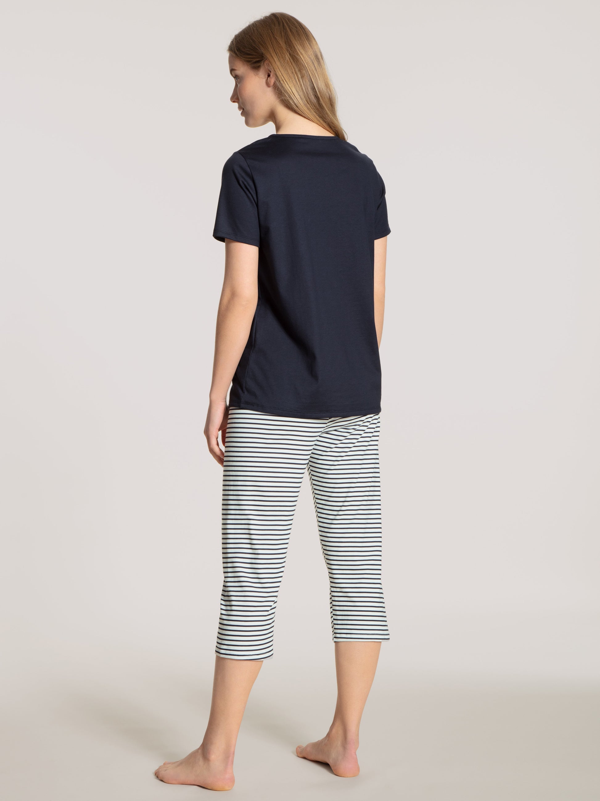 WOMEN 3/4 Pyjamas (Dark Lapis Blue)