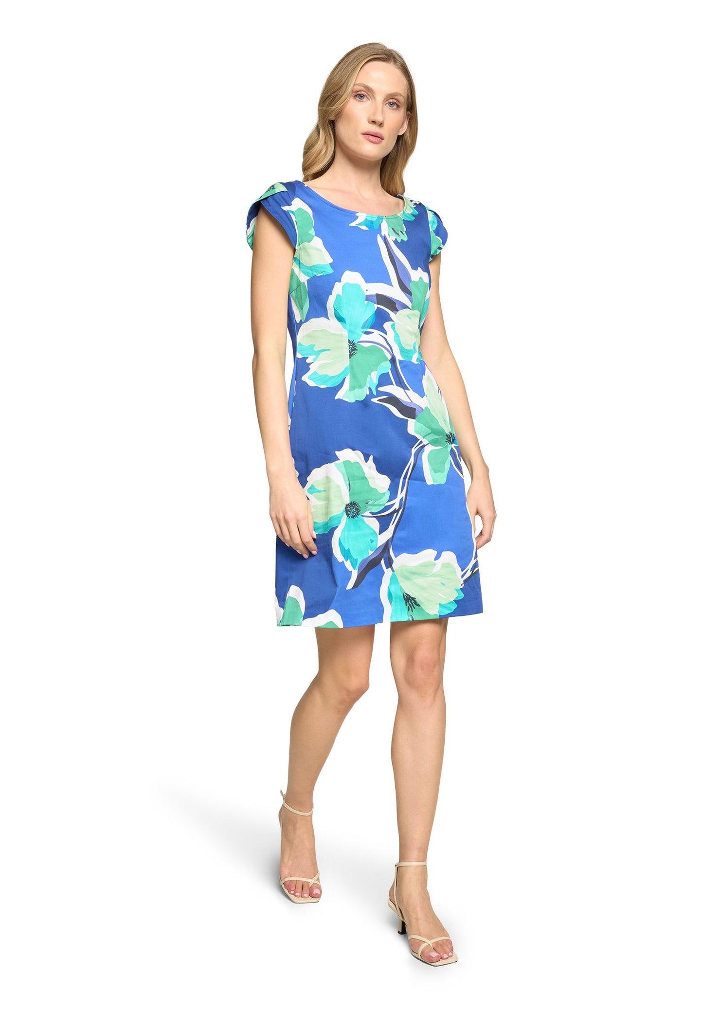 Etuikleid (Blue/green)