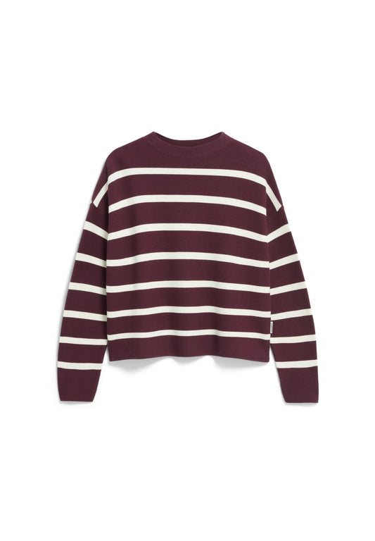 Merinaa Stripes (Dark Cranberry-)